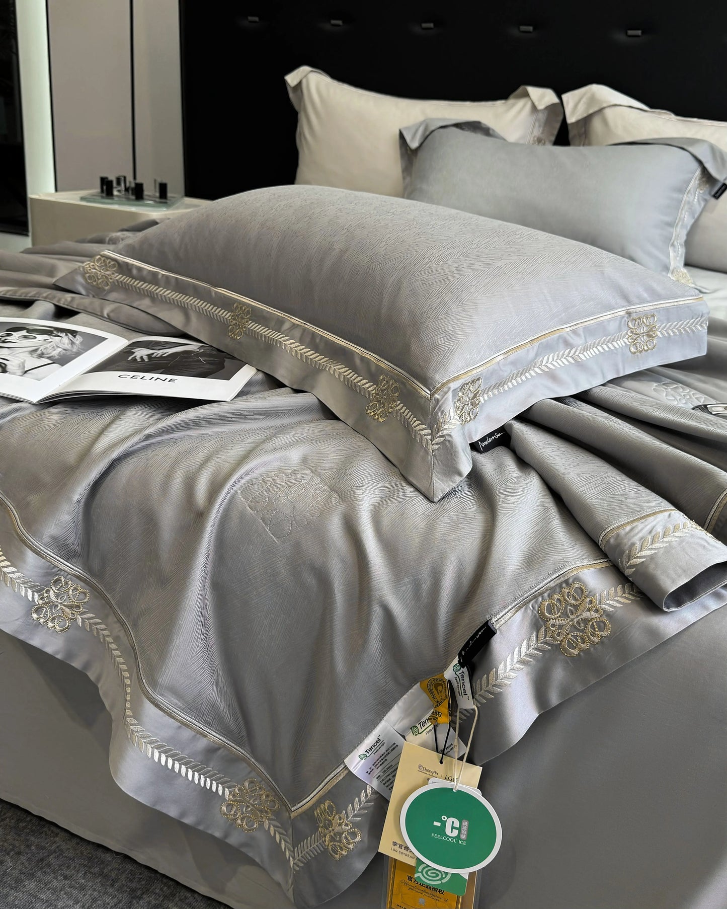 DecorBites™ Eucalyptus Fiber Summer Quilt Bedding Set with Cool Feeling, Soft Silky Comforter & Bed Sheet Set