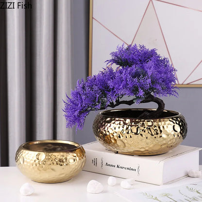DecorBites™ Ceramic Vase Modern Decor Ornaments Pot Plants Flower Arrangement Ornamental Decor vase
