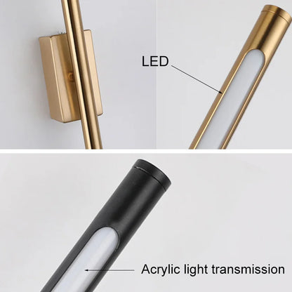 DecorBites™ Black Nordic LED Wall Sconce for Living Room, Bedroom, Stairs, Hallway