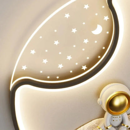 DecorBites™ Astronaut Moonlight LED Ceiling Light for Kids' Bedroom & Living Room