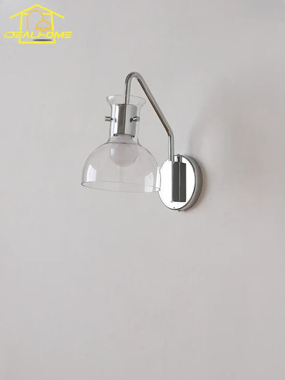DecorBites™ Bauhaus Glass LED Wall Lamp Iron Art Decor for Bedroom Living Room