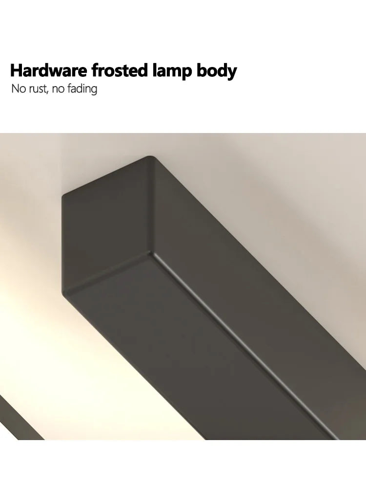 DecorBites™ LED Strip Ceiling Lights: Modern Minimalist Corridor & Balcony Lighting