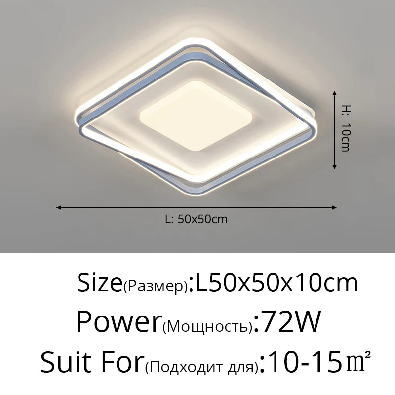 DecorBites™ Acrylic Chandelier: Minimalist Indoor Light for Living Room, Bedroom, and Kitchen