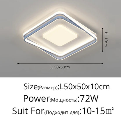 DecorBites™ Acrylic Chandelier: Minimalist Indoor Light for Living Room, Bedroom, and Kitchen