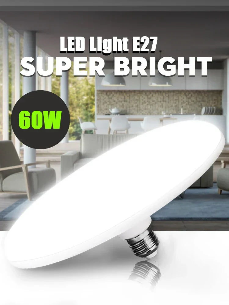 DecorBites™ LED Round UFO Ceiling Light Bulb 220V Super Bright Indoor Lighting