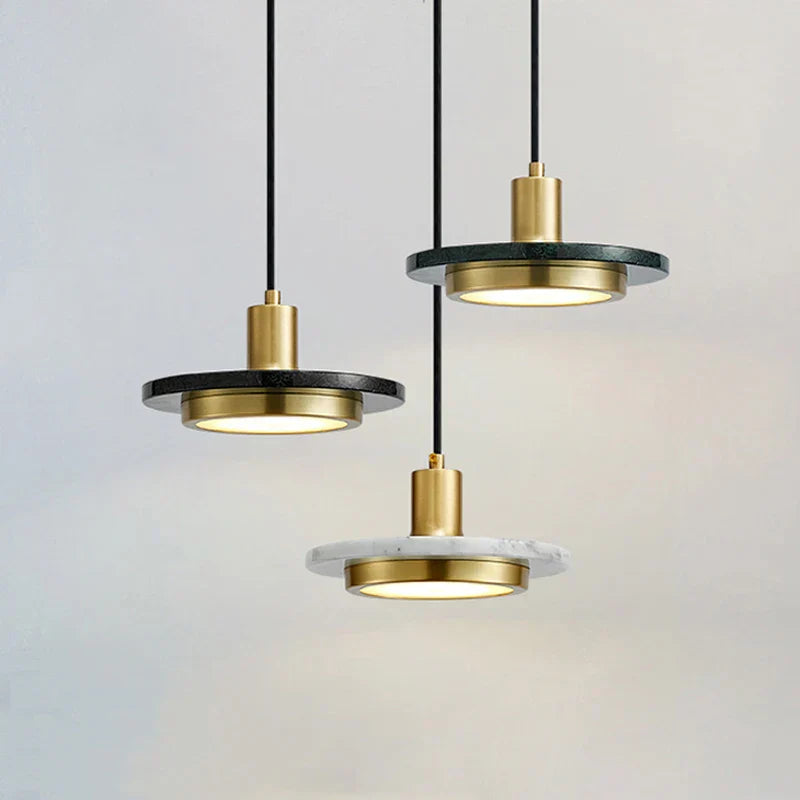 DecorBites™ LED Marble Pendant Lights: Luxury Home Decor Chandelier for Dining Table and Bedroom