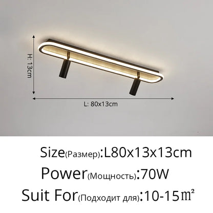 DecorBites™ LED Modern Chandelier for Living Room Bedroom Indoor Lighting