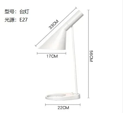 DecorBites™ Arne Jacobsen Corner Floor Lamp Black White LED Modern Living Room Decor