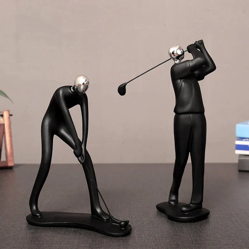 DecorBites™ Abstract Athlete Statue Sculpture for Home Office Decor
