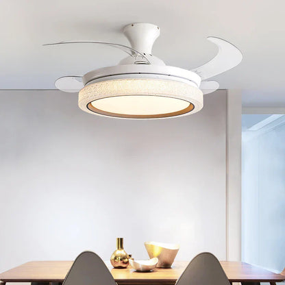 DecorBites™ Invisible Chandelier LED Ceiling Fan with Light: High-Quality & Wholesale Price
