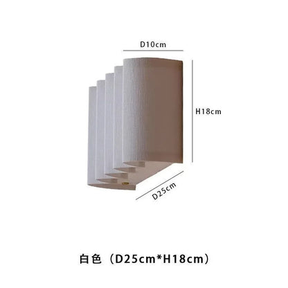 DecorBites™ Japanese Cloth LED Wall Lamp for Hotel Living Room, Bedroom, Retro Wall Lights