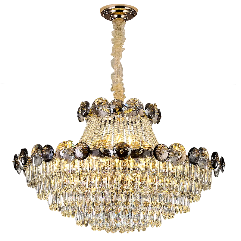 DecorBites™ Crystal Light Luxury Chandelier for Living Room Dining Bedroom
