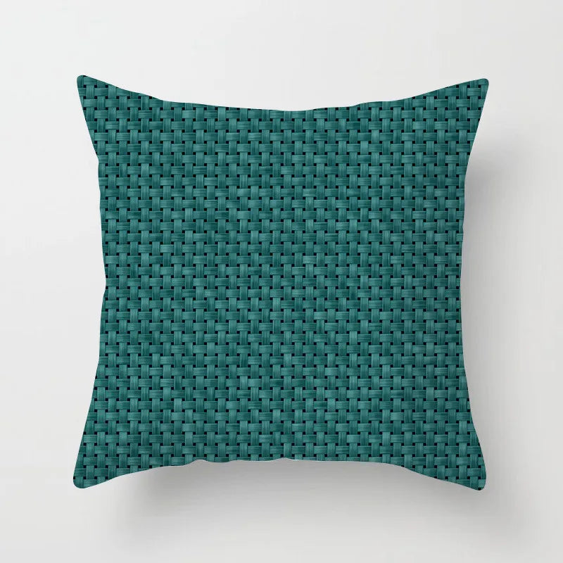 DecorBites™ Leaf Feather Cushion Covers Geometric Heart Print Pillowcase Home Decor