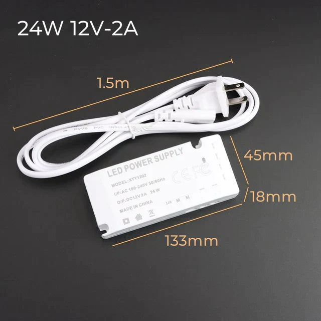 ™ LED Cabinet Bar Lamp for 8mm Glass Panel Bookshelf Strip Light