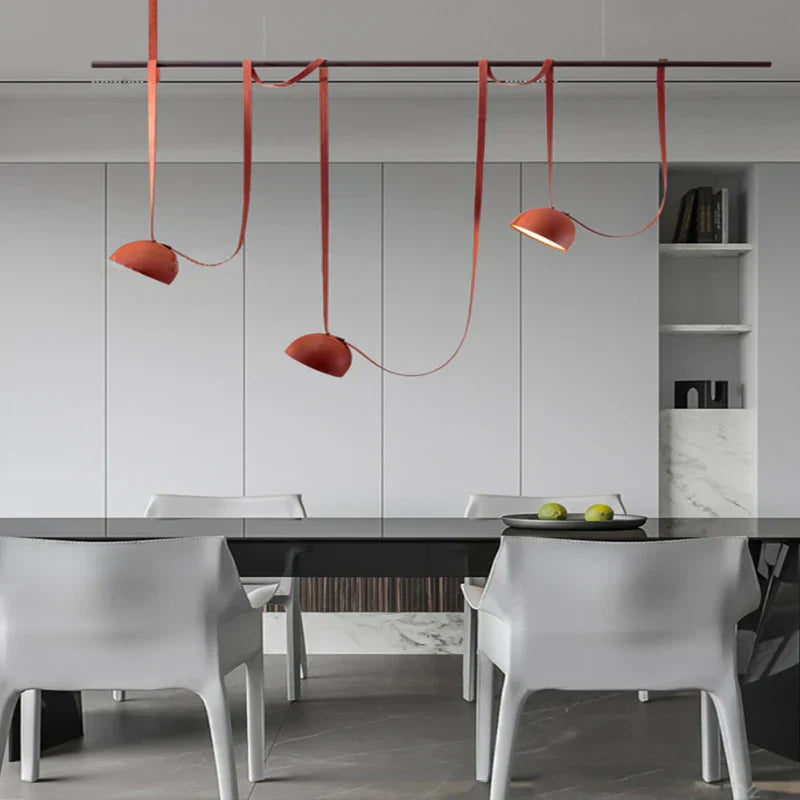 ™ Leather Pendant Light: Modern Nordic DIY Chandelier for Home and Office Decor