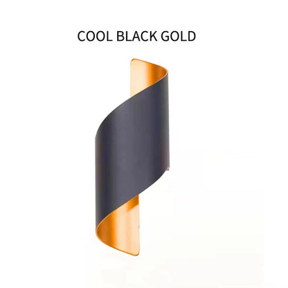 DecorBites™ LED Spiral Wall Light: IP65 Waterproof Outdoor Lighting for Home Store, Corridor, Balcony