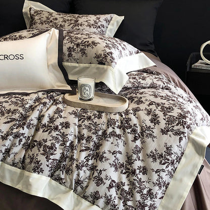 DecorBites™ Egyptian Cotton Bedding Sets for Queen King Ru Size Bed Linens