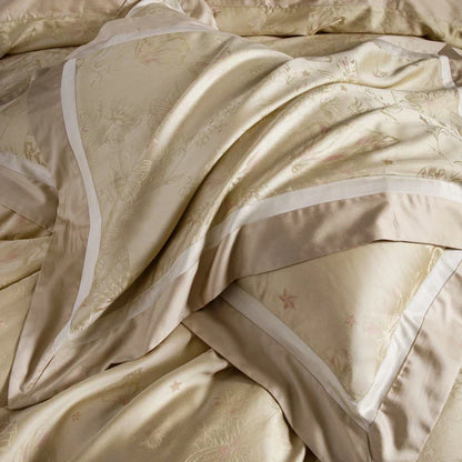 DecorBites™ Butterfly Jacquard Lyocell Cotton Luxury Bedding Set Full Queen