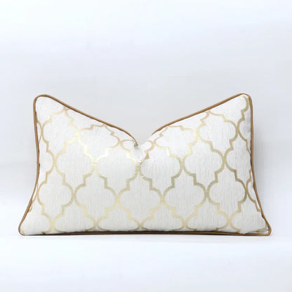 DecorBites™ Jacquard Luxury Cushion Cover for Livingroom Bedroom Sofa Decor Pillowcase