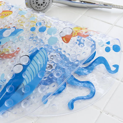 DecorBites™ Cartoon Non-Slip Bathroom Mat with Suction Cup for Child Bathtub Eco-Friendly