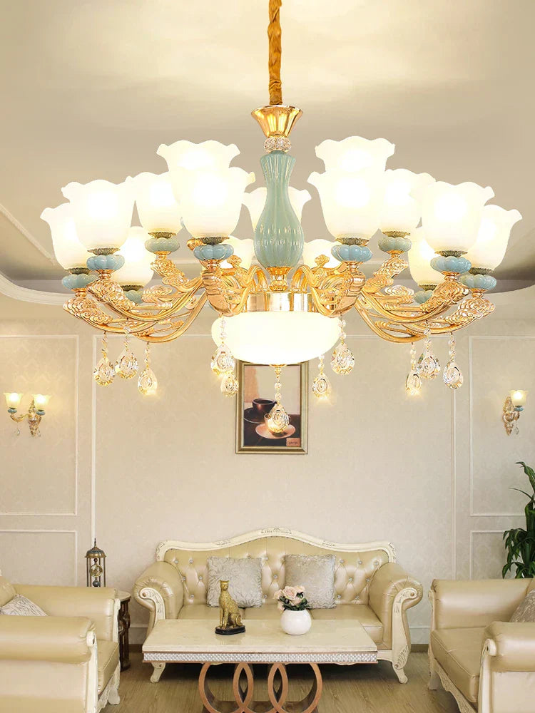 ™ Luxe European Chandelier for Living Room, Bedroom, Dining Hall - Modern, Elegant Design