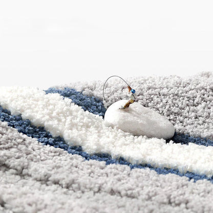 DecorBites™ Absorbent Water Bathroom Mat: Soft, Quick-drying, Anti-slip Large Bath Rug