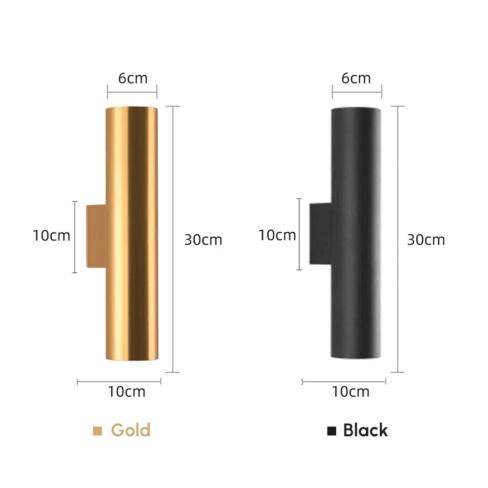 DecorBites™ Double-Headed Cylindrical Wall Lights - Modern 14W COB LED Indoor Lighting