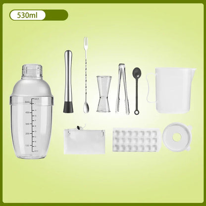 DecorBites™ Cocktail Shaker: Bartender's Beverage Mixer for Champagne & Cocktails
