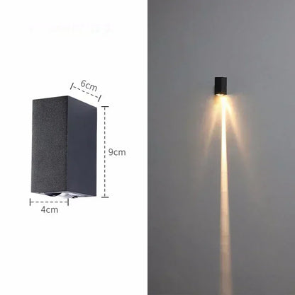 DecorBites™ Aluminum Waterproof Porch Spot Wall Lamp: High Power Indoor Outdoor Light