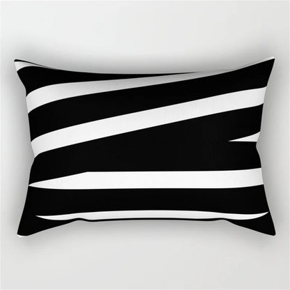 DecorBites™ Geometric Wave Line Waist Pillowcase Set