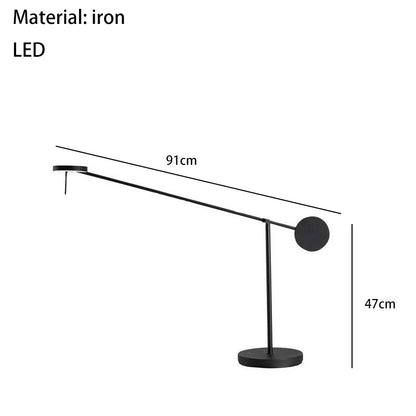 DecorBites™ Black Metal LED Chandelier for Minimalist Living Room Lighting