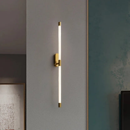 DecorBites™ Acrylic Line LED Wall Lights Dimming Gold Black Metal for Living Room Bedroom