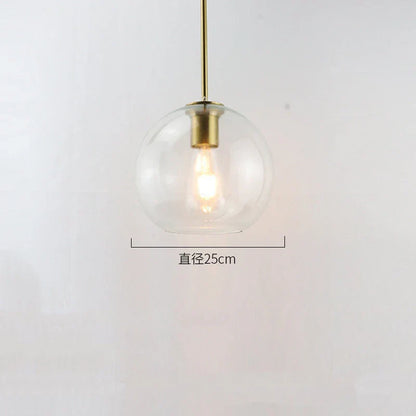 DecorBites™ Glass Ball LED Pendant Lights for Chic Home Decor and Lighting