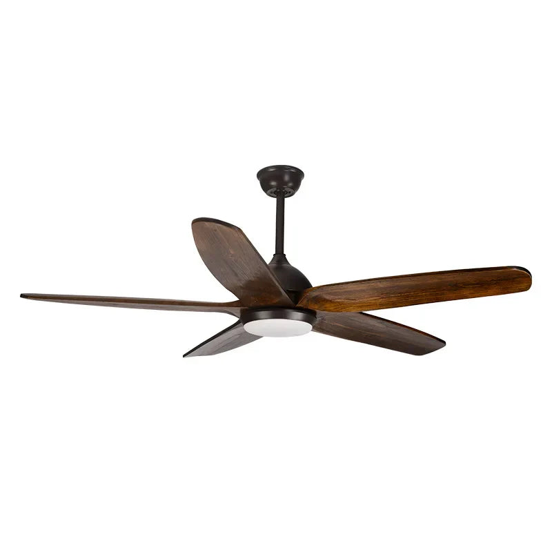 DecorBites™ 60" Wood Blade Ceiling Fan with LED Light & Remote Control