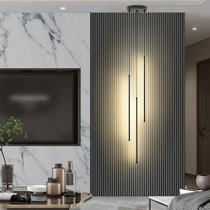 DecorBites™ Black LED Chandelier Pendant Lights for Dining Room and Bedroom