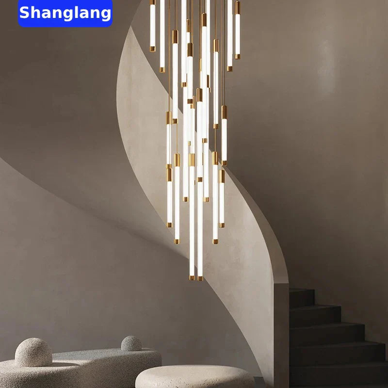 ™ LED Chandeliers Modern Staircase Ceiling Pendant Lighting Luxury Living Room Decor