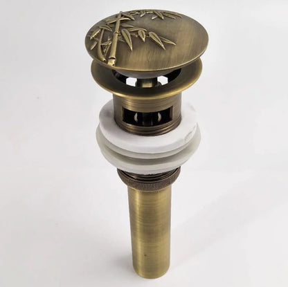 DecorBites™ Antique Brass Vessel Sink Drain - Bathroom Accessory