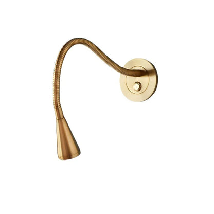 DecorBites™ Aluminum LED Gooseneck Wall Sconce for Bedroom Spotlight Reading Light