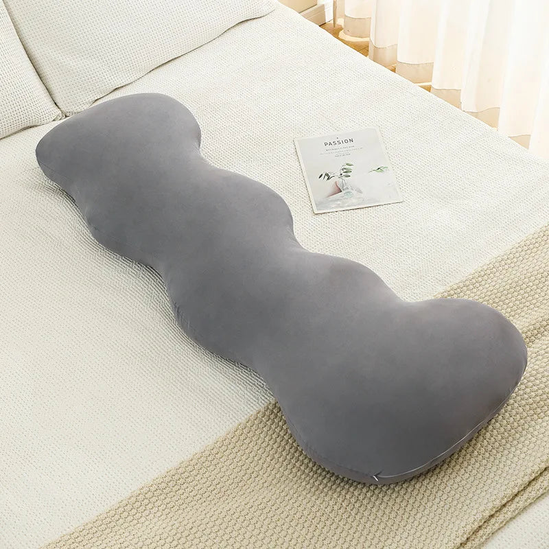 DecorBites™ Ice Cream Wavy Soft Plush Pillow for Girls Bedroom & Sofa