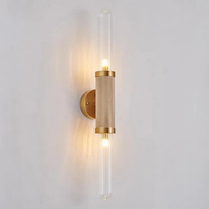 DecorBites™ Glass Wall Lamp Iron LED Light for Home Decor & Illumination