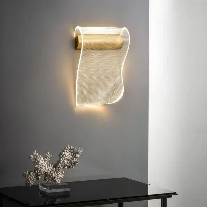 ™ Heavenly Book LED Wall Lamp - Modern Acrylic Design for Living Room and Bedroom
