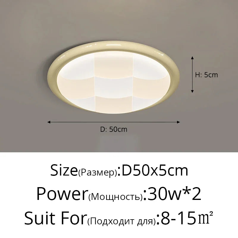 DecorBites™ Cream Style LED Ceiling Lights - Modern Living Room Indoor Lighting
