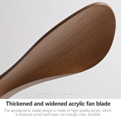 DecorBites™ 58-Inch Black Ceiling Fan Light for Dining & Living Rooms has Strong Winds.