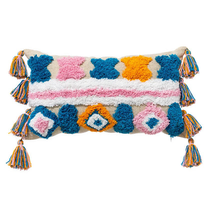 DecorBites™ Boho Tassel Macrame Throw Pillow Covers - Luxury Home Decor for Bed Sofa