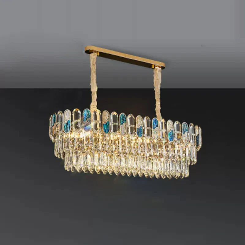 DecorBites™ Crystal Chandelier LED Lighting for Living Room