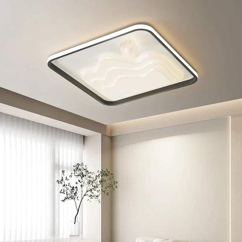 ™ LED Chandelier: Modern Lighting Fixture for Home Decor, White Lustre Lights