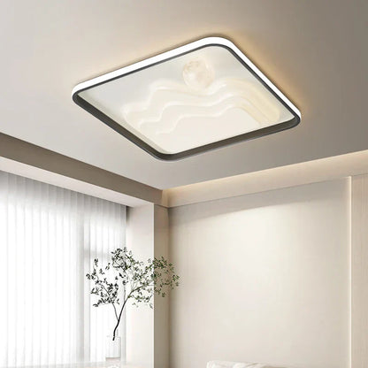 ™ LED Chandelier: Modern Lighting Fixture for Home Decor, White Lustre Lights