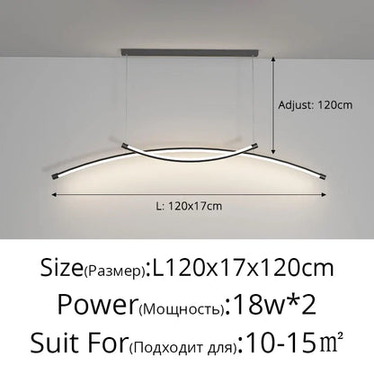 DecorBites™ LED Ceiling Lights White Black Infinite Dimming Home Lighting Fixtures