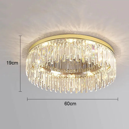 DecorBites™ Crystal Ceiling Lamp: Modern Minimalist Light Luxury for Home Indoor Lighting