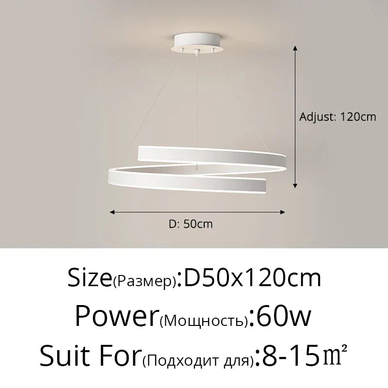 DecorBites™ LED Chandelier Lights for Living Dining Room, Bedroom, Kitchen, Hall - Modern Indoor Lighting Fixture